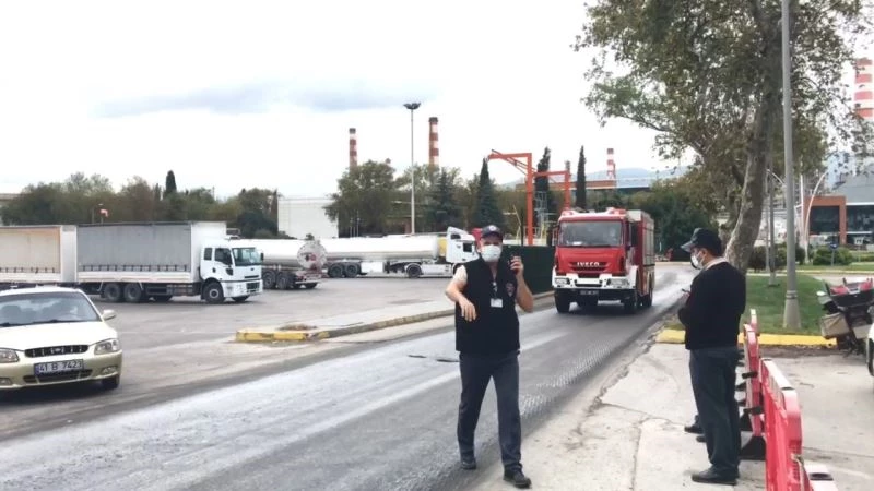 Gübre fabrikasında azot tankındaki sızıntı işçiyi canından etti
