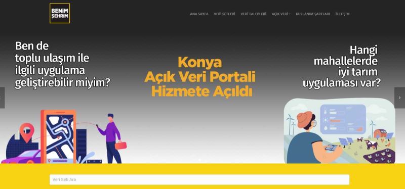 Konya Açık Veri Portalı hizmete girdi
