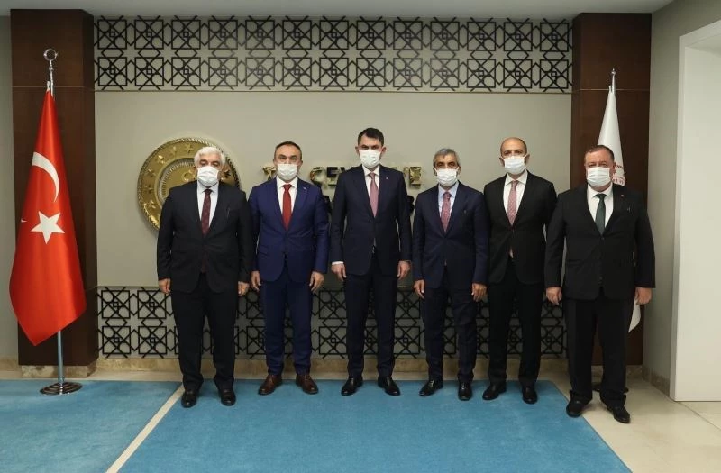 Kilis heyeti bakanlarla bir araya geldi
