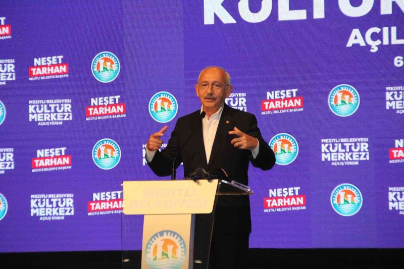 Kılıçdaroğlu, Mezitli Belediyesi Kültür Merkezinin açılışını yaptı
