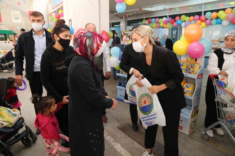 Gölbaşı Belediyesinden bebeklere mama hediyesi
