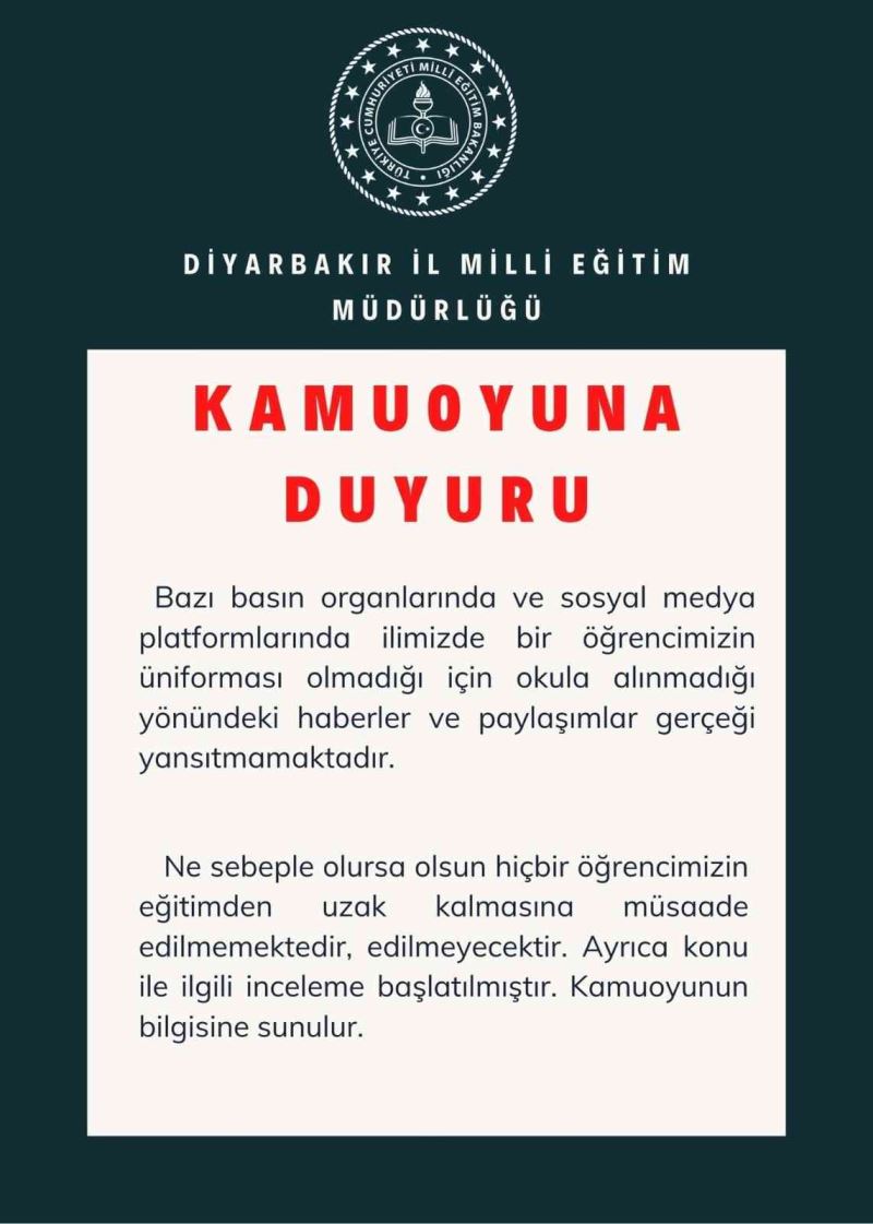 Milli Eğitim Müdürlüğü eksiği gidermek yerine haberi yalanladı
