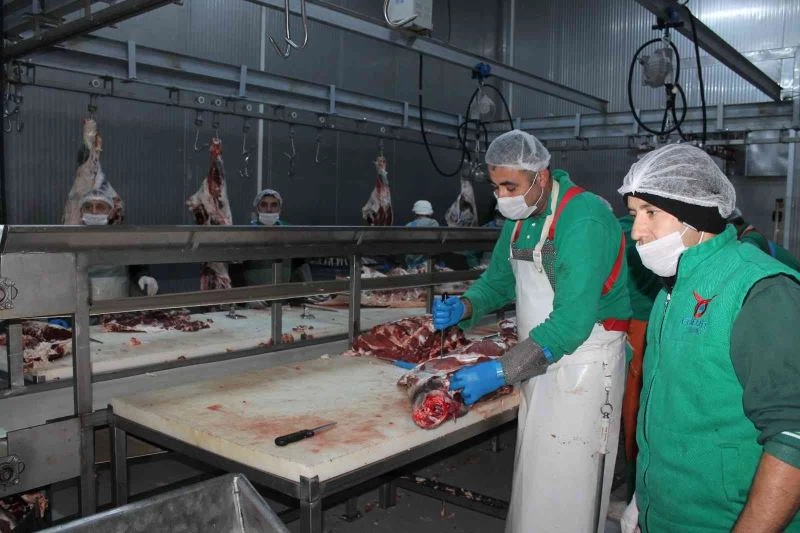 Sivas Et Kombinasında günlük 2,5 ton kavurma üretiliyor
