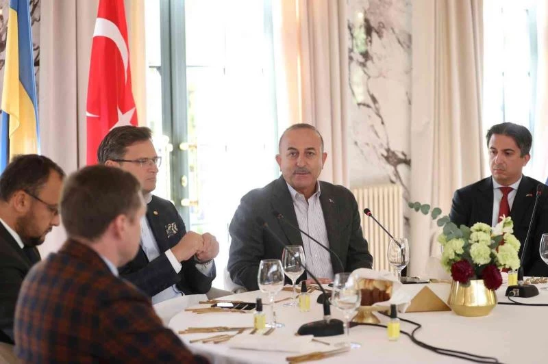 Dışişleri Bakanı Çavuşoğlu, Türk ve Ukraynalı iş adamlarıyla bir araya geldi
