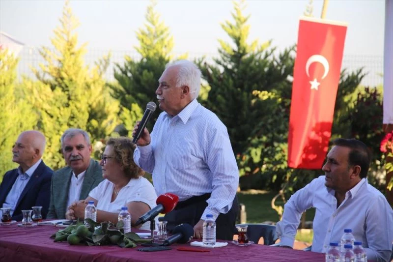 Vatan Partisi Genel Başkanı Perinçek, Adana