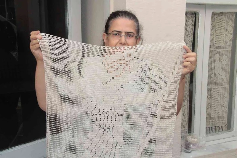 Dantel işleme, 30 yıldır ekmek kapısı oldu
