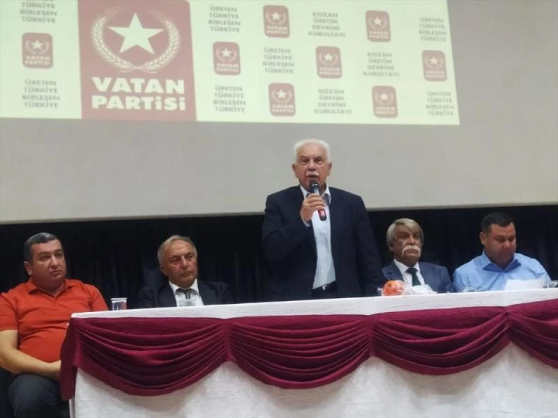 Vatan Partisi Genel Başkanı Perinçek, Adana