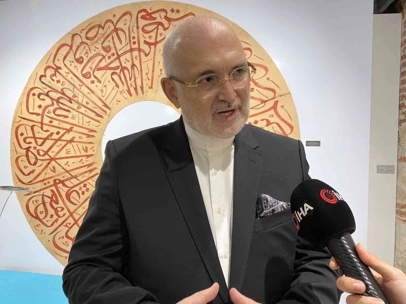 Kazlıçeşme Sanat’ta Hattat Mustafa Halim Özyazıcı sergisi açıldı
