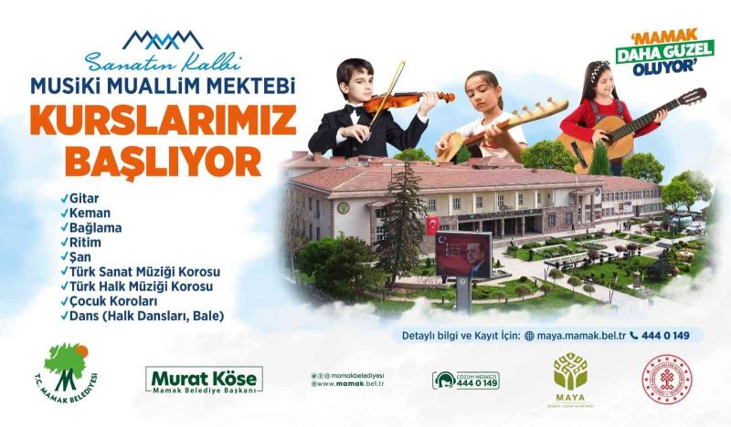 Musiki Muallim Mektebi’nde kurslar başlıyor
