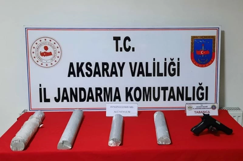 Aksaray jandarmadan 40 milyonluk “saf alüminyum” kaçakçılığı operasyonu
