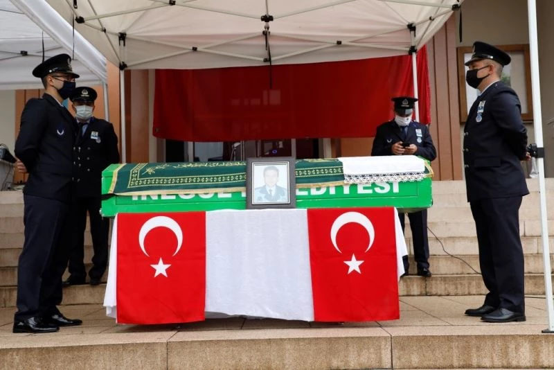 Vefat eden zabıta komiseri için tören düzenlendi
