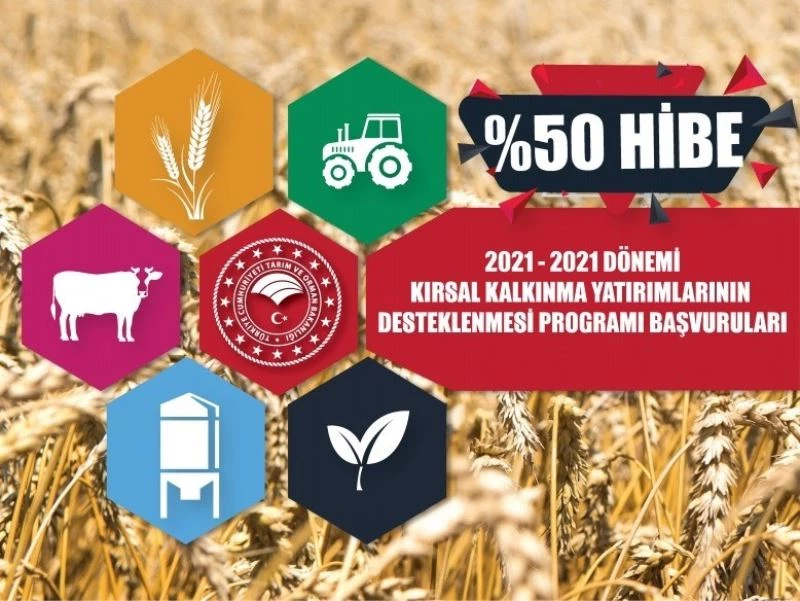 Kırsal kalkınma yatırımlarının desteklenmesi programında 15. etap başvuruları başladı
