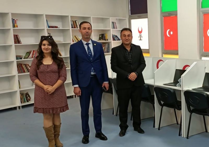 MHP Diyarbakır İl Başkanlığı, şehit Fırat Yılmaz Çakıroğlu Kütüphanesine bilgisayar hediye etti
