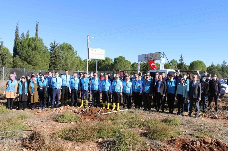 Antalya Cumhuriyet Başsavcılığı, 28 bin metrekare alanda fidan dikti
