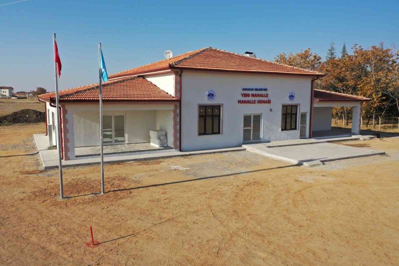 Aksaray’da bir mahalle konağının daha inşaatı tamamlandı
