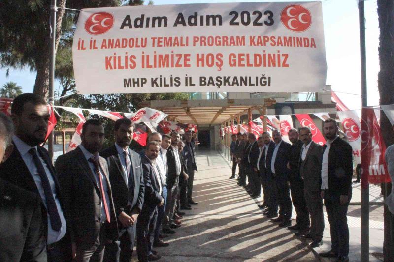MHP’nin “Adım Adım 2023 İl İl Anadolu” toplantısı Kilis’te yapıldı

