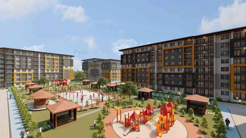 Meram’da Turgutreis evleri’nde temel atılıyor
