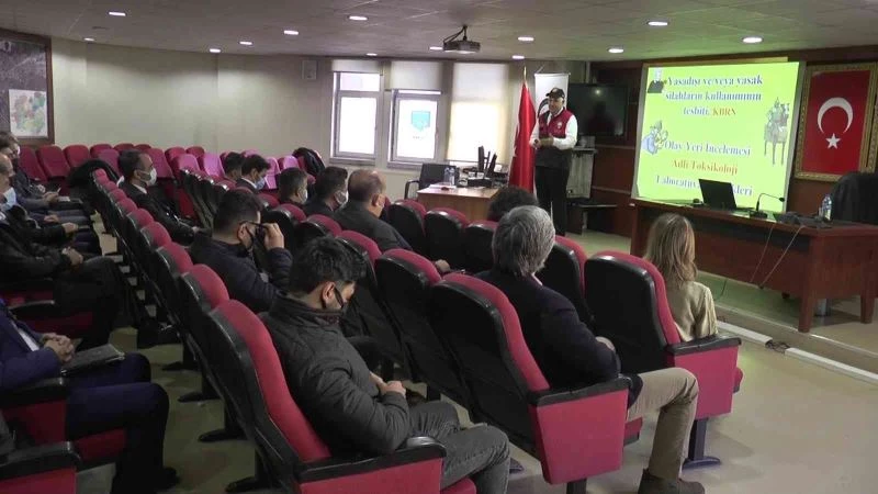 Afet Kriminal İnceleme (AKİ) personeli eğitimleri sürüyor
