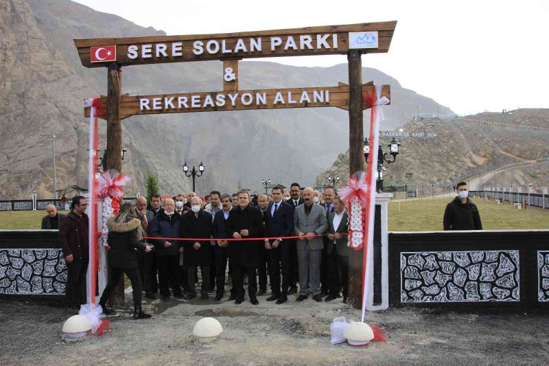 Hakkari’deki “Sere Solan Parkı” hizmete açıldı
