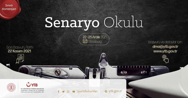 Yurt dışında yaşayan gençler için “Senaryo Okulu”
