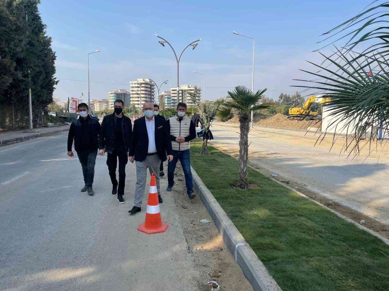 Başkan Ergün, prestij cadde düzenlemelerini inceledi

