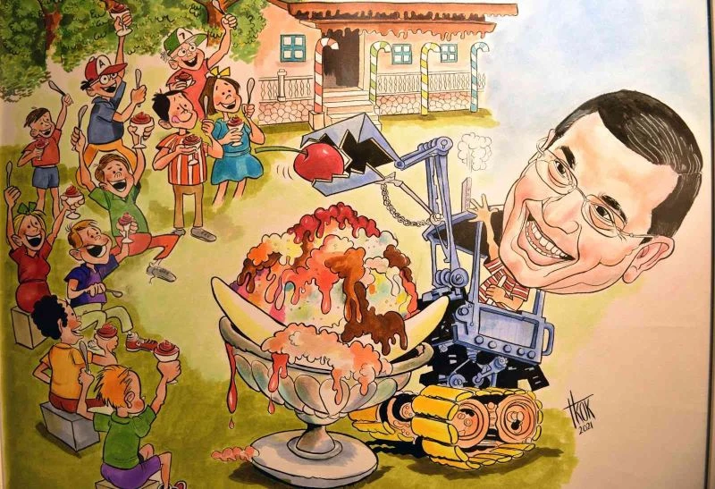 ‘Yüzler ve İzler’ karikatür sergisi, sanatseverlere kapılarını açtı
