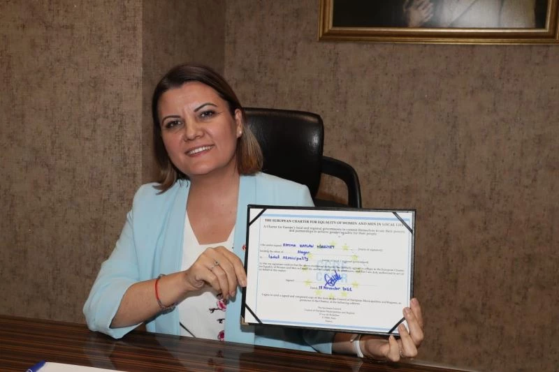 Başkan Hürriyet, Avrupa Yerel Yaşamda Kadın Erkek Eşitliği Şartı’nı imzaladı
