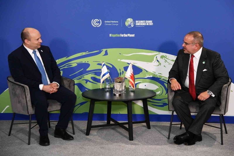 İsrail ve Bahreyn Başbakanları ilişkilerin normalleştirilmesinden bu yana ilk kez bir araya geldi
