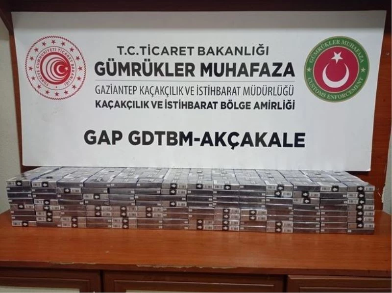 Gümrükte bin 700 paket kaçak sigara ele geçirildi
