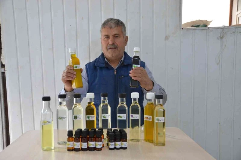Torosların şifalı bitkilerinden 25 çeşit yağ çıkarıyor
