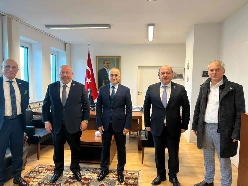 ATGB Genel Merkez yöneticilerinden Essen Başkonsolosuna ziyaret
