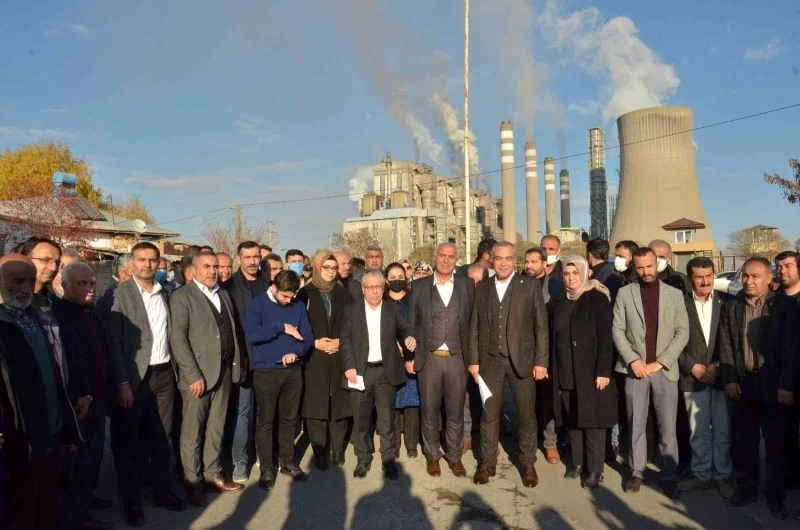 Filtresiz santralin bacalarından kül yağmasına tepki
