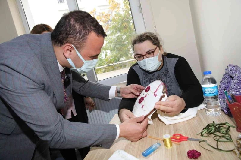 Başkan Kibar’dan ORMEK kursiyerlerine destek
