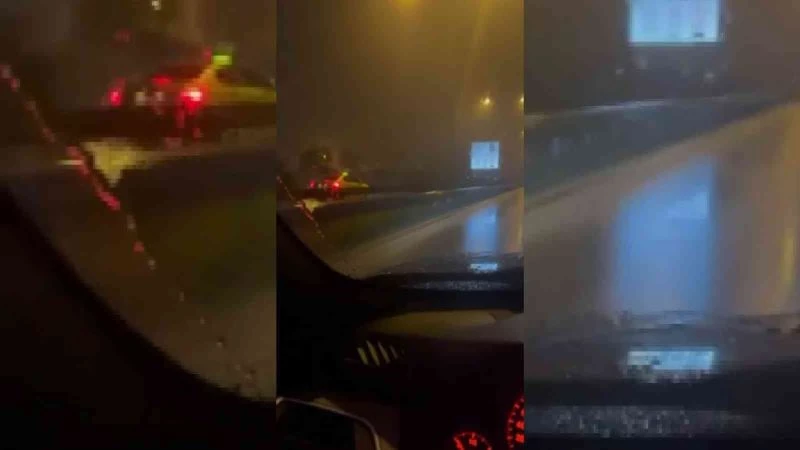 Bulvarda ters şeritten giden otomobil faciaya davetiye çıkardı
