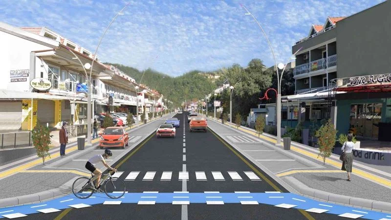 Marmaris’te Yunus Nadi Caddesi’nde ikinci etap çalışmaları başlıyor
