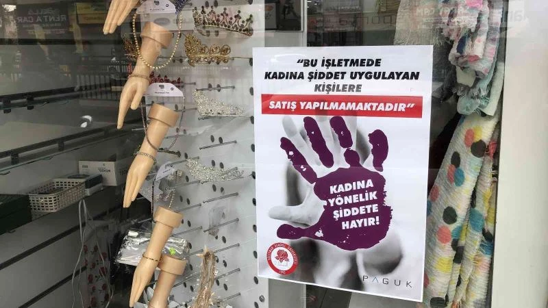 Isparta’da kadına şiddet uygulayan kişilere satış yapılmıyor
