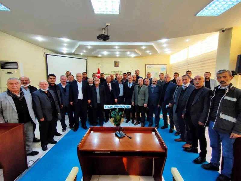 Köy muhtarlarından Başkan Sözen’e teşekkür ziyareti
