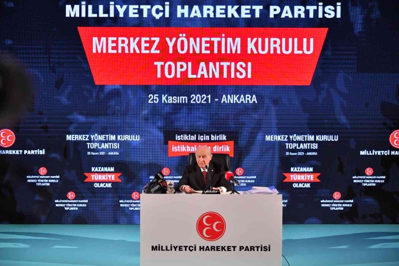 MHP Genel Başkanı Bahçeli: “Biz döviz kuruyla kurulmadık, bu yolla da devrilmeyeceğiz”
