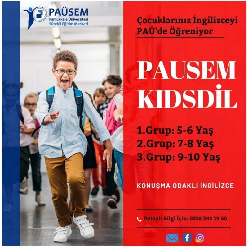 Minikler İngilizceyi PAÜ’de öğrenecek
