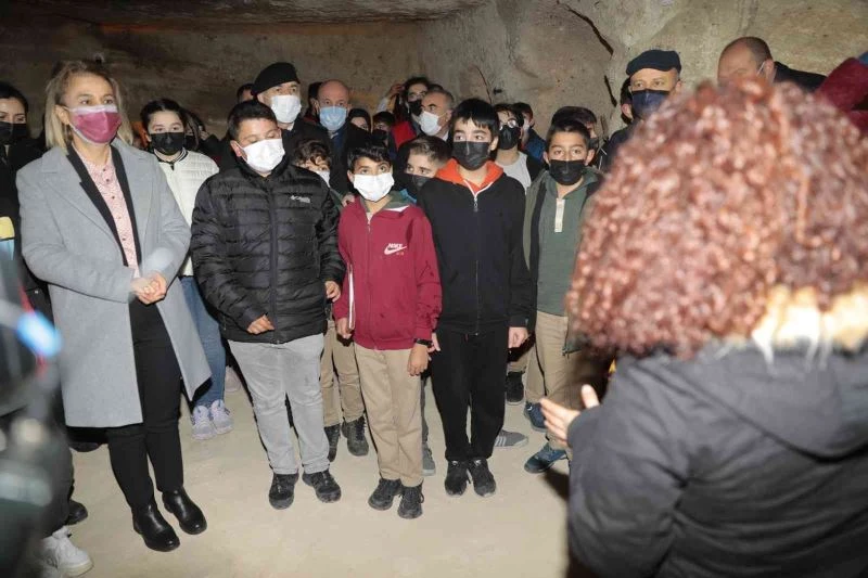 Nevşehir’de yaşayan öğrenciler Kayaşehir’i ilk defa gezdi
