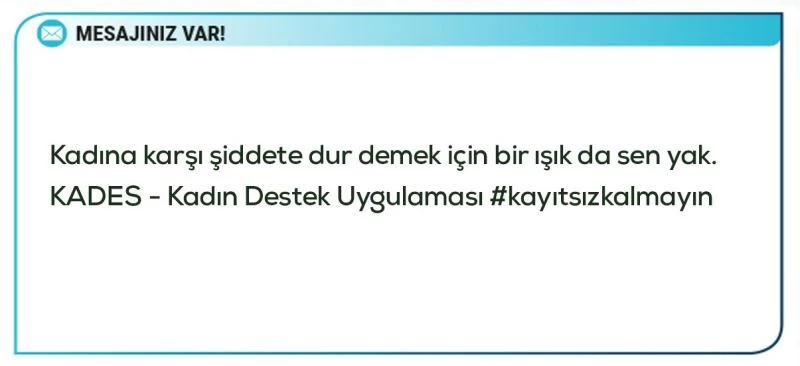 Limak kadına karşı şiddete “dur” diyor
