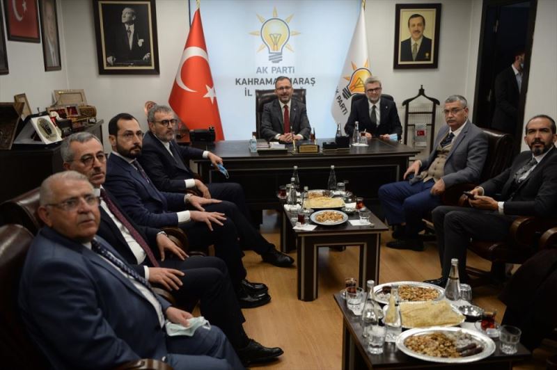 Gençlik ve Spor Bakanı Mehmet Muharrem Kasapoğlu Kahramanmaraş