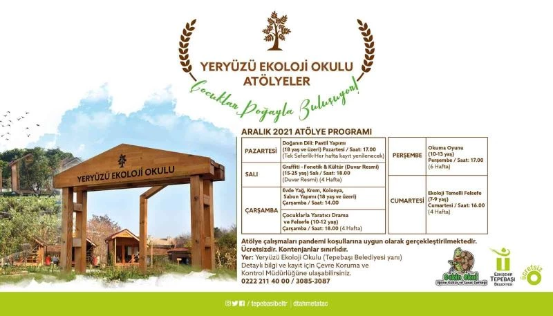 Yeryüzü Ekoloji Okulu doğa ile buluşturuyor
