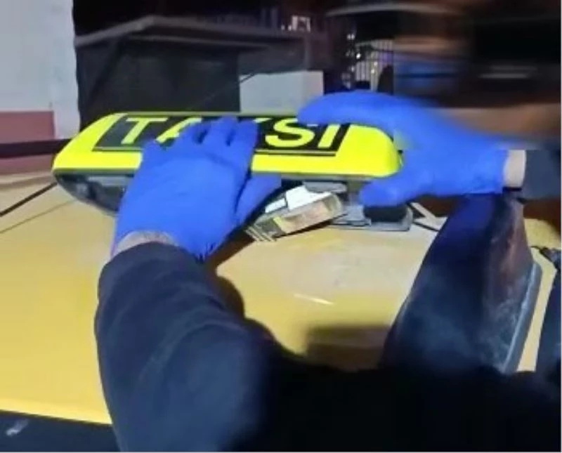 Taksiciden akıl almaz uyuşturucu sevki
