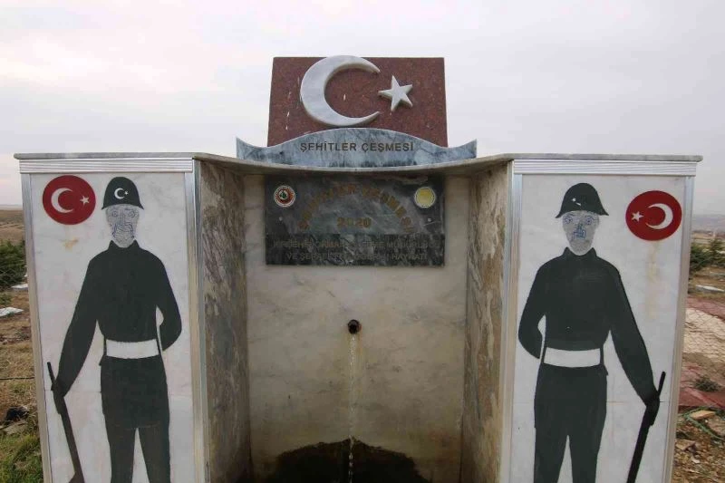 Şehitler Çeşmesi’ndeki asker motiflerine saygısızlık
