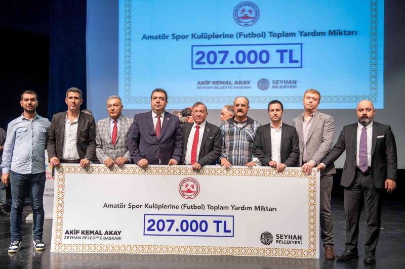 Adana’da amatör futbol kulüplerine 207 bin TL yardım
