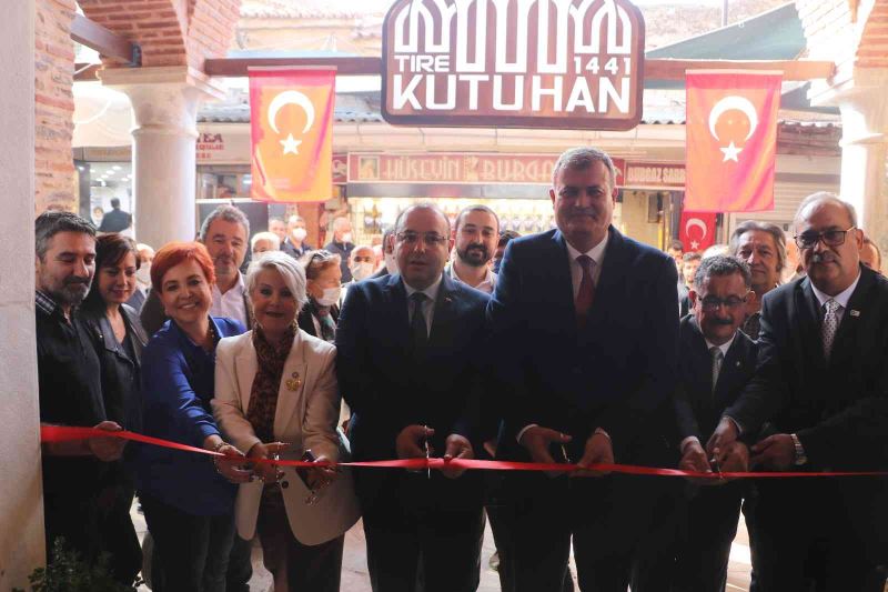 Tire’deki asırlık Tarihi Kutu Han restorasyonun ardından resmen açıldı
