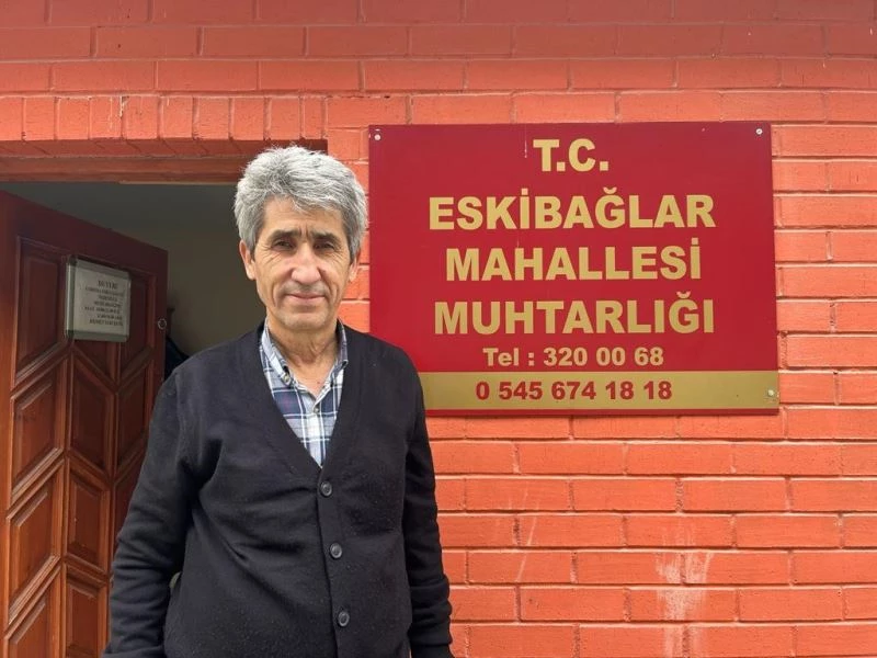 Muhtardan “Örnek ve temiz bir mahalle olalım” çağrısı

