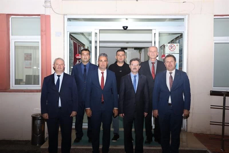 Gıda ve Kontrol Genel Müdürü Harun Seçkin, bir takım ziyaretler için Bilecik’e geldi
