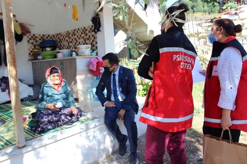 Sosyal yardım almayan ve alan ailelere ziyaret
